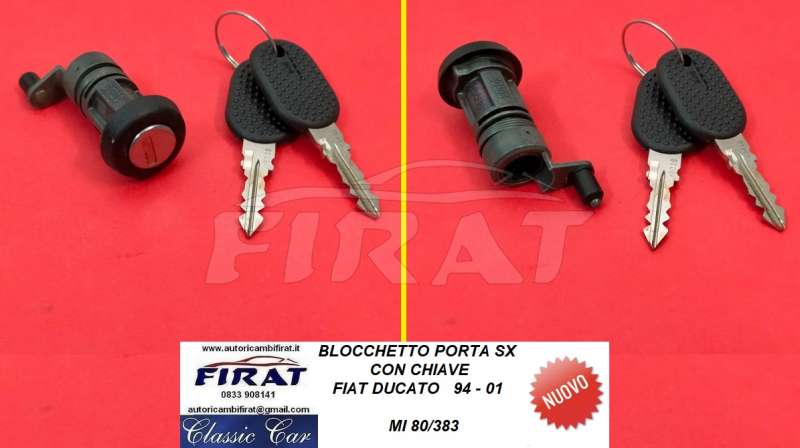 BLOCCHETTO PORTA FIAT DUCATO 94-01 SX C/C (80/383)
